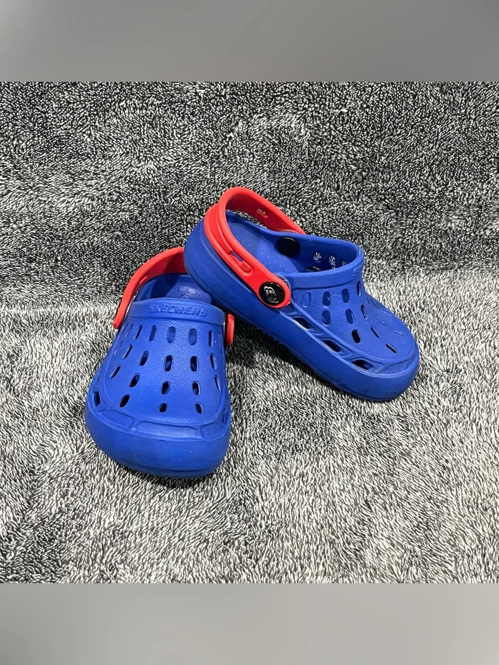 Skechers Foamies Swifters clogs convertible straps toddler boys size 7